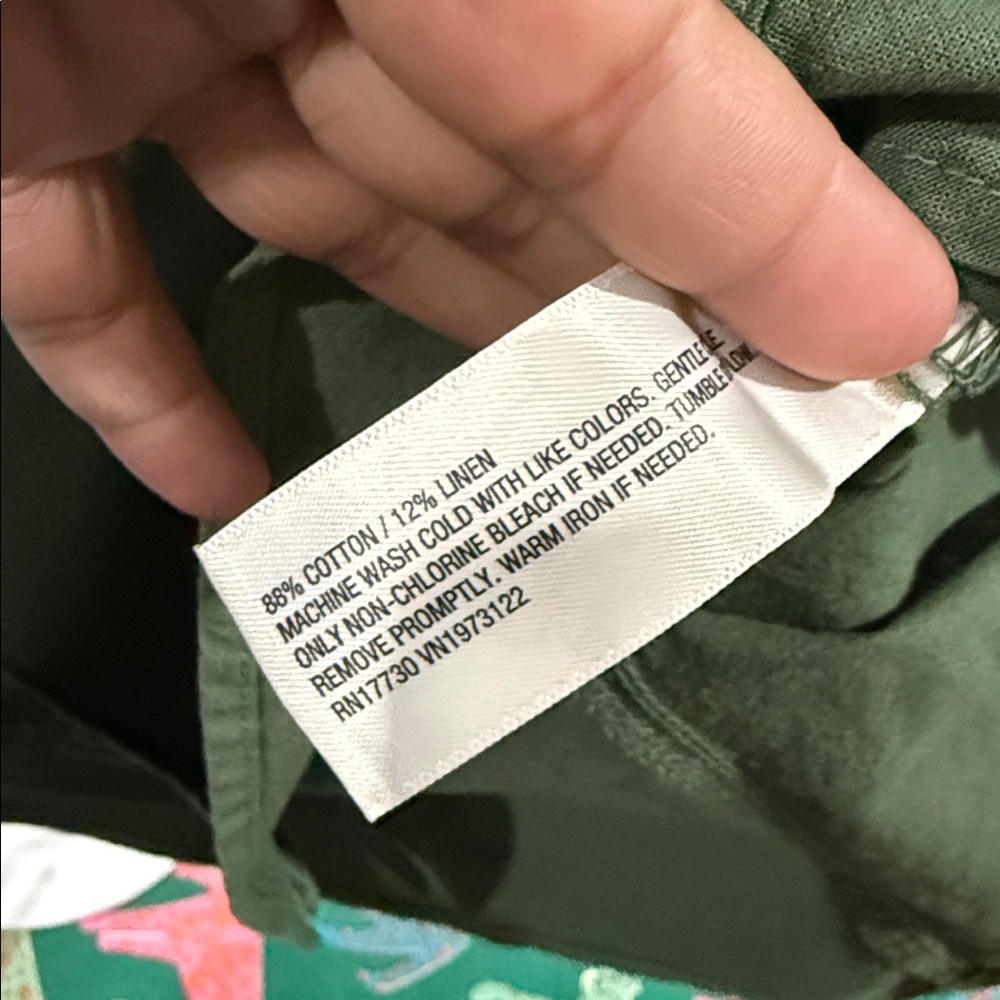 NWT Universal Thread Pocket Dress Button Down Gre… - image 6